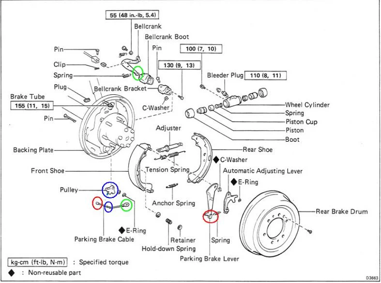 Nissan patrol handbrake adjustment #3