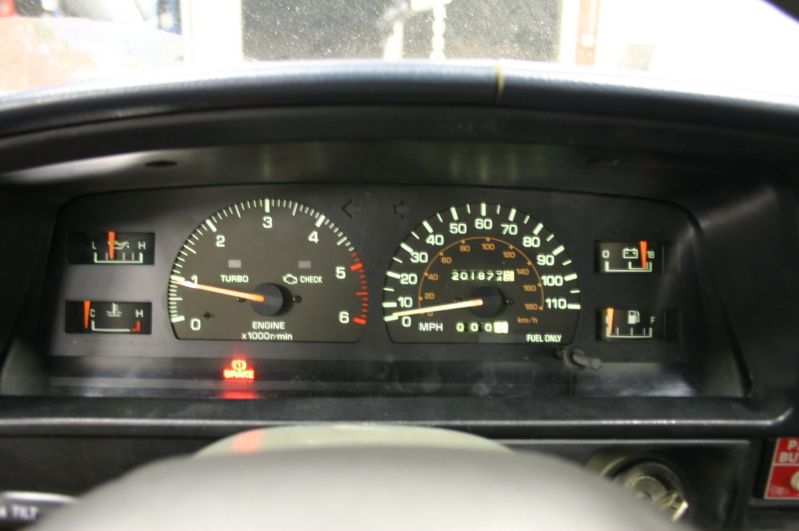 1990 toyota pickup instrument cluster #2