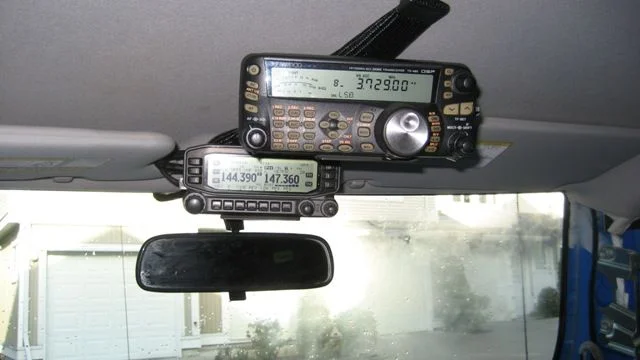 Bmw ham radio install #1