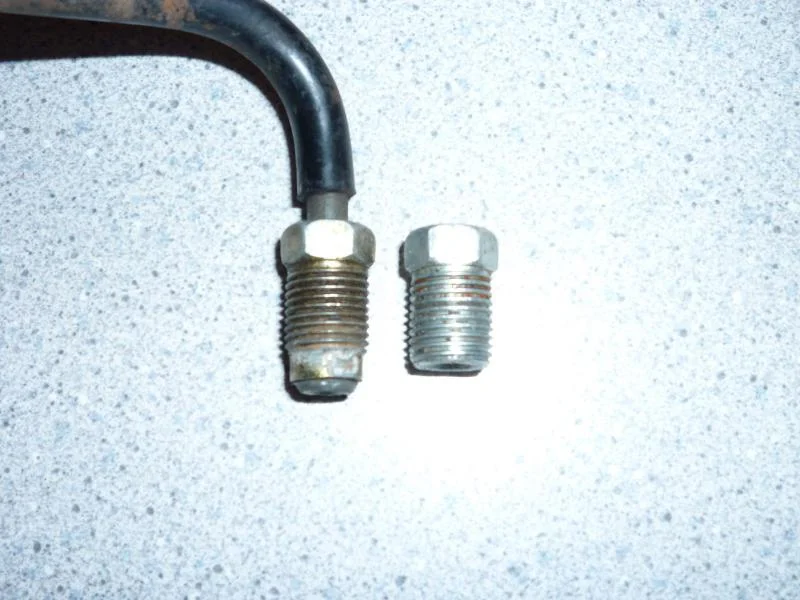 toyota brake line fitting size #7