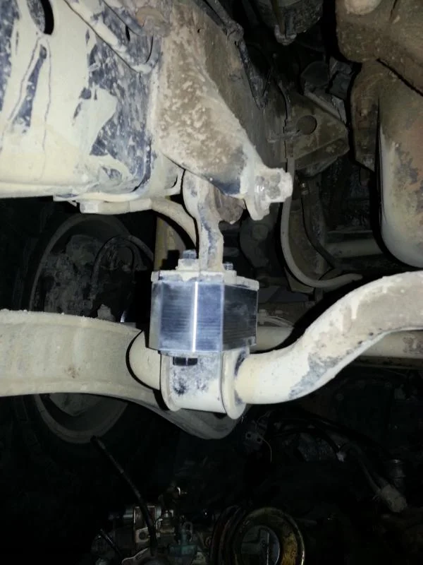 80 series front sway bar spacers 1 1/4