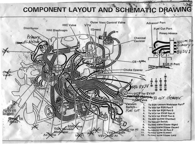 throttle positioner 1982 toyota diagram #1