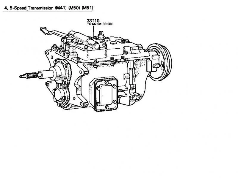 toyota dyna 5 speed gearbox #2