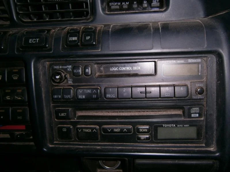 how to remove a stereo system from a toyota landcruiser #6