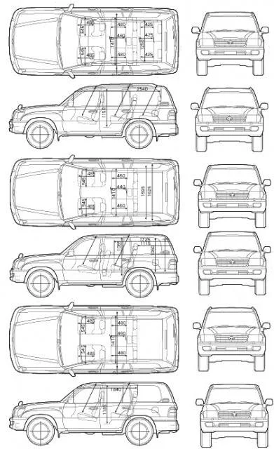 2011 toyota prado dimensions #3