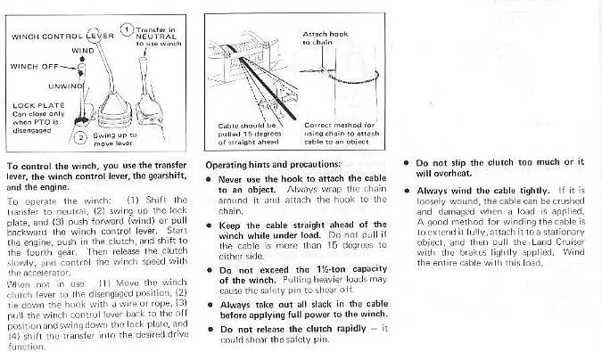 toyota pto winch operation #3