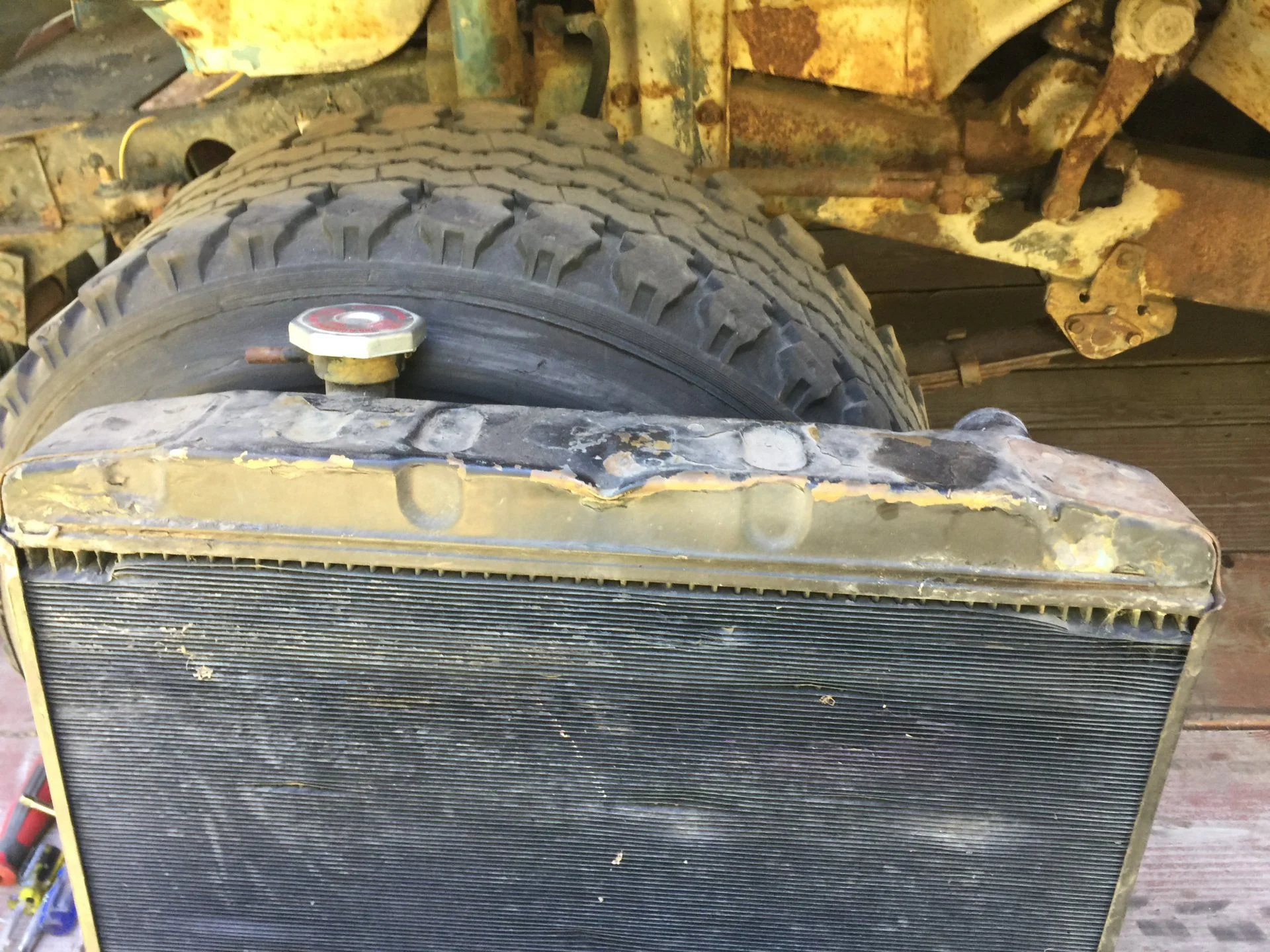 For Sale - 1963 FJ40 original radiator | IH8MUD.com Forum | Toyota ...