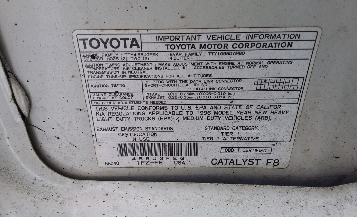 Under hood sticker? See picture | IH8MUD Forum
