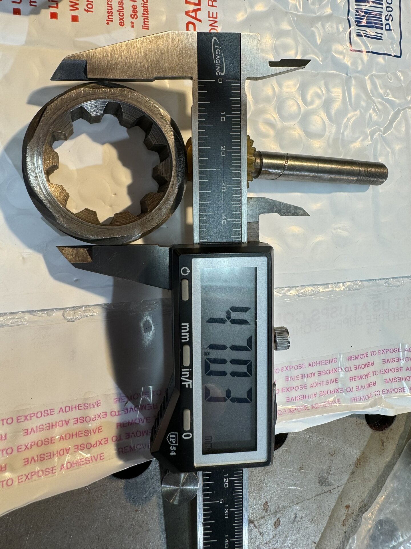 03.23.2024.17 Tooth Drive Gear Measured.JPEG