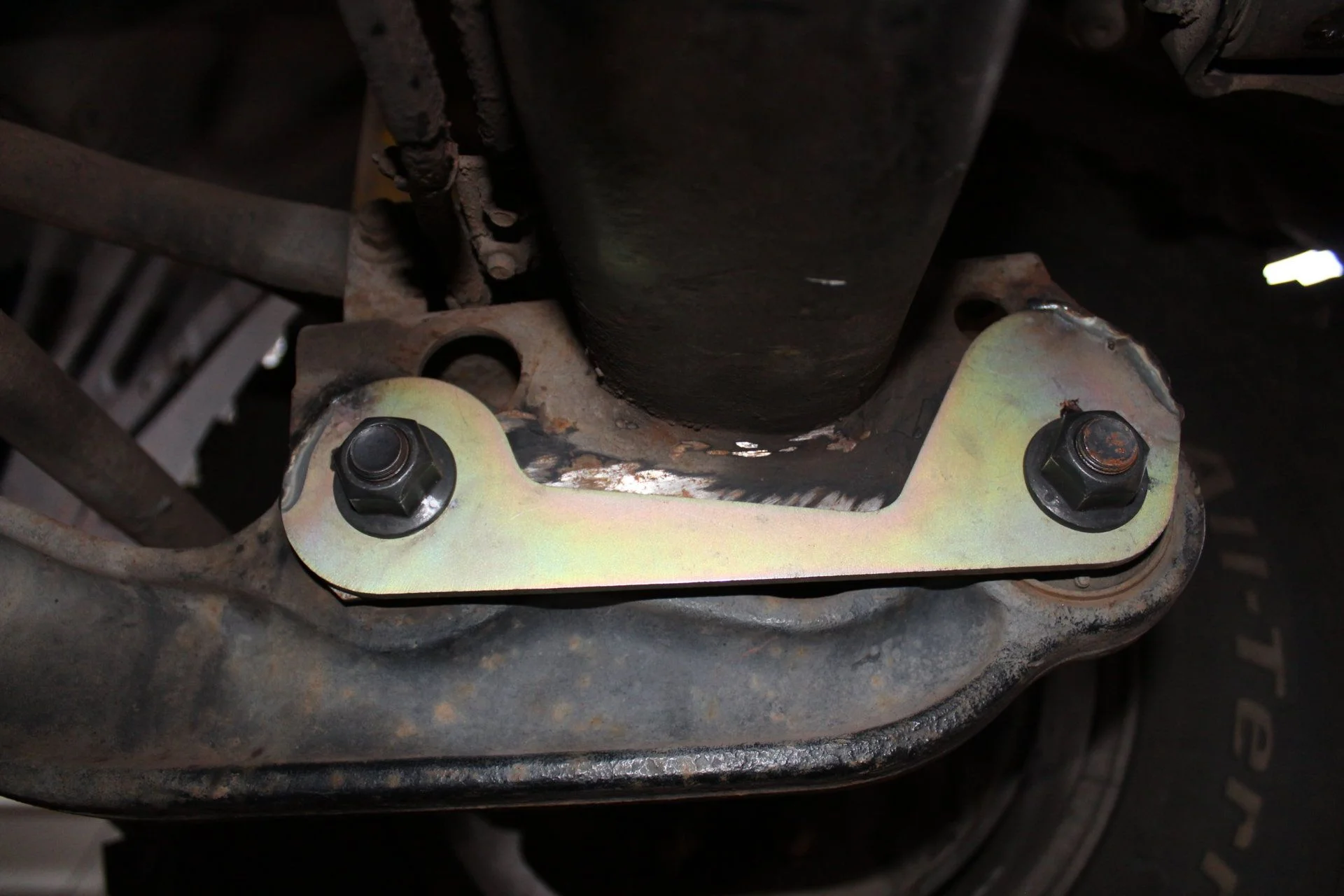 Landtank Caster Correction Plate Install | IH8MUD.com Forum | Toyota ...