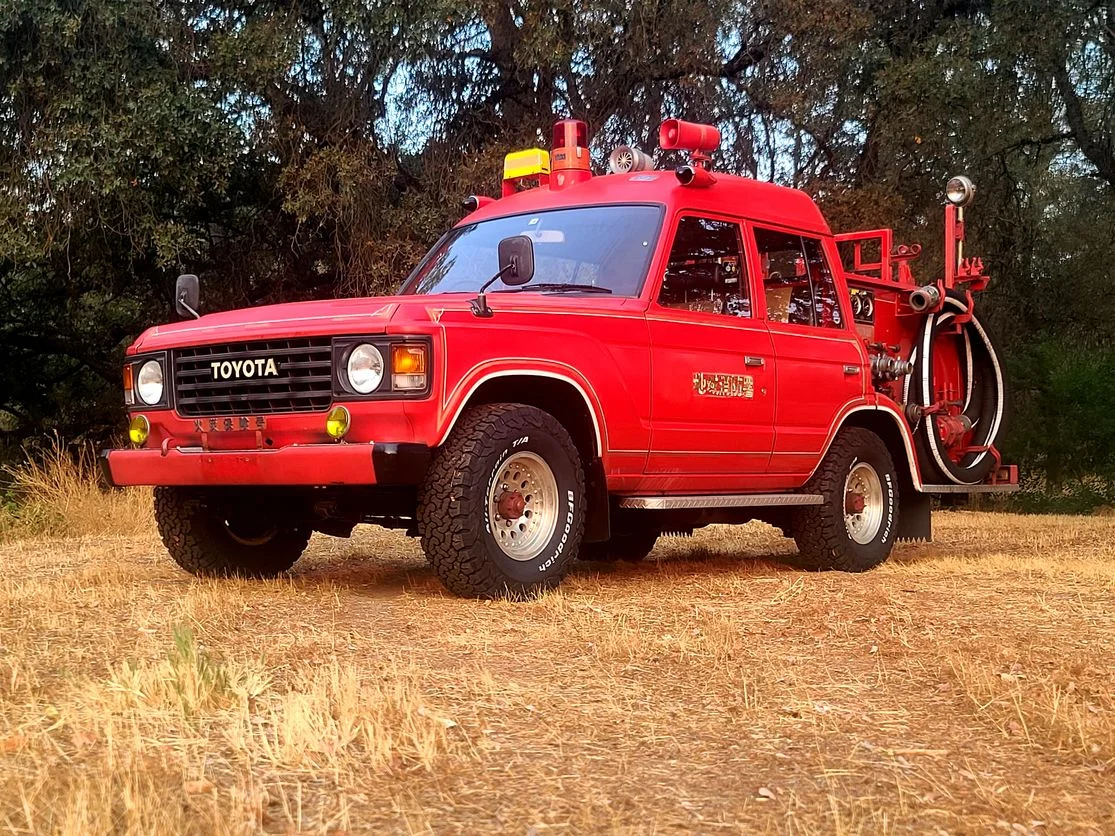 Sacramento, CA - 1985 Toyota Land Cruiser 60 Series Fire Truck, Under 7k Original Miles [JDM]