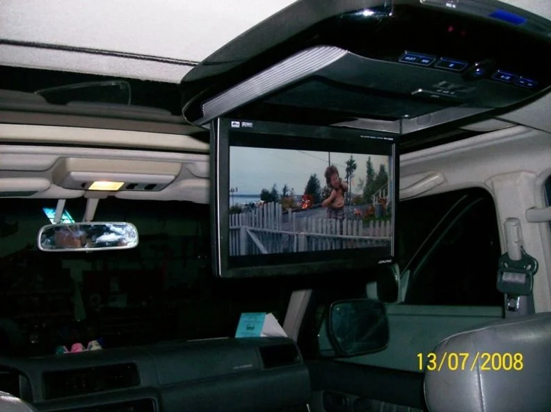 Rear Seat DVD, drop down screen, pictures... | IH8MUD.com Forum ...
