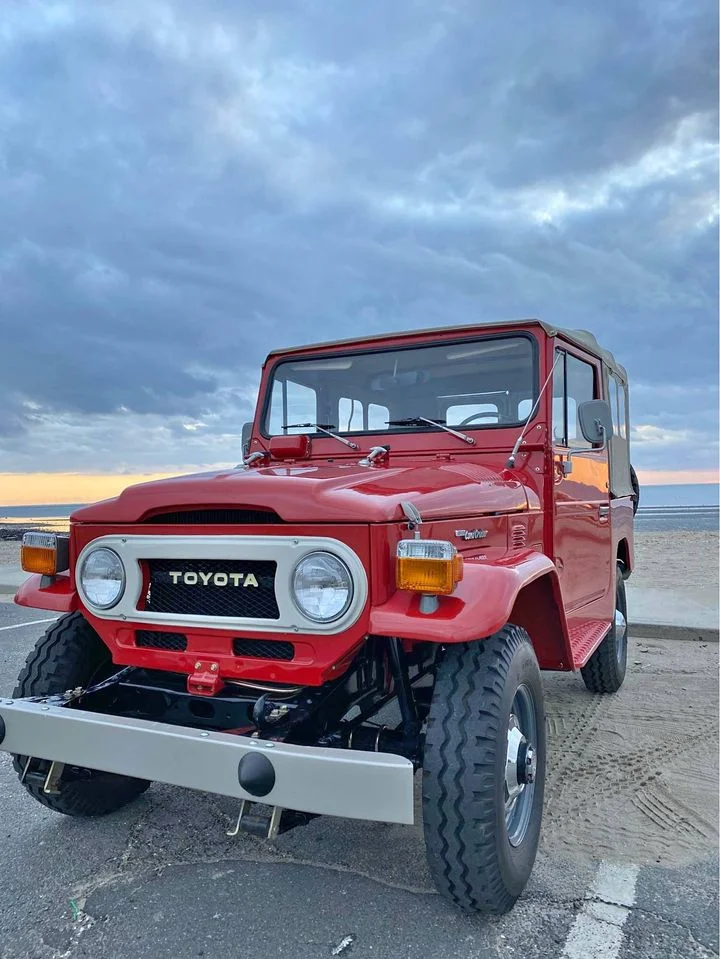1977 Toyota Landcruiser FJ40 - Fairfield, CT - Red Softop Import 2F