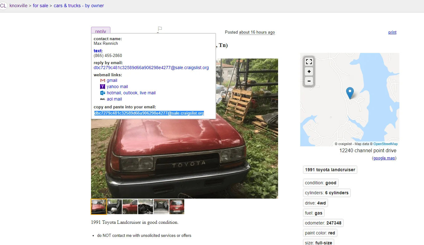 Craigslist Knoxville Tennessee Cars For Sale By Owner