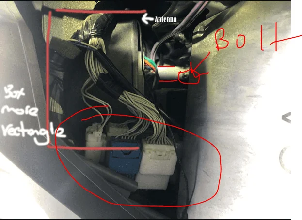 Wireless Door Lock ECU Location in Australian RHD 1998 105 Series