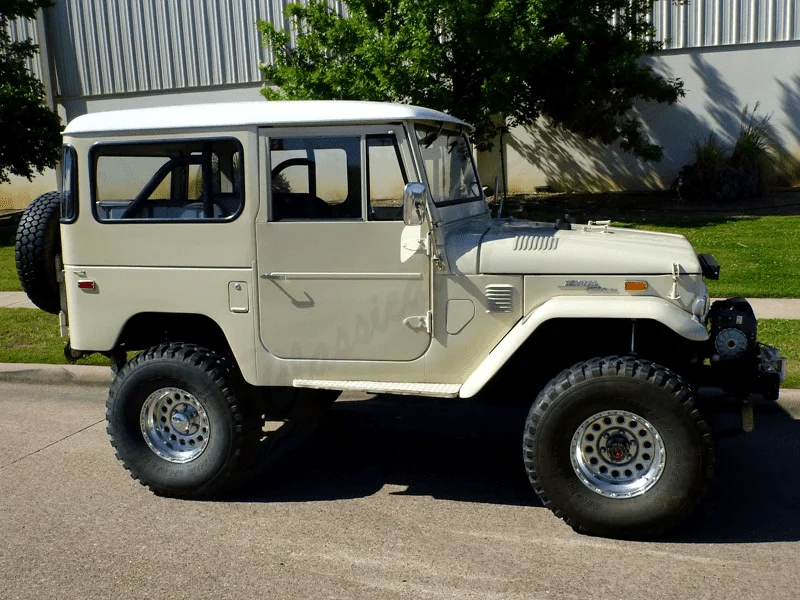 1973 FJ40, for sale in Texas.  Sending to get inspected!