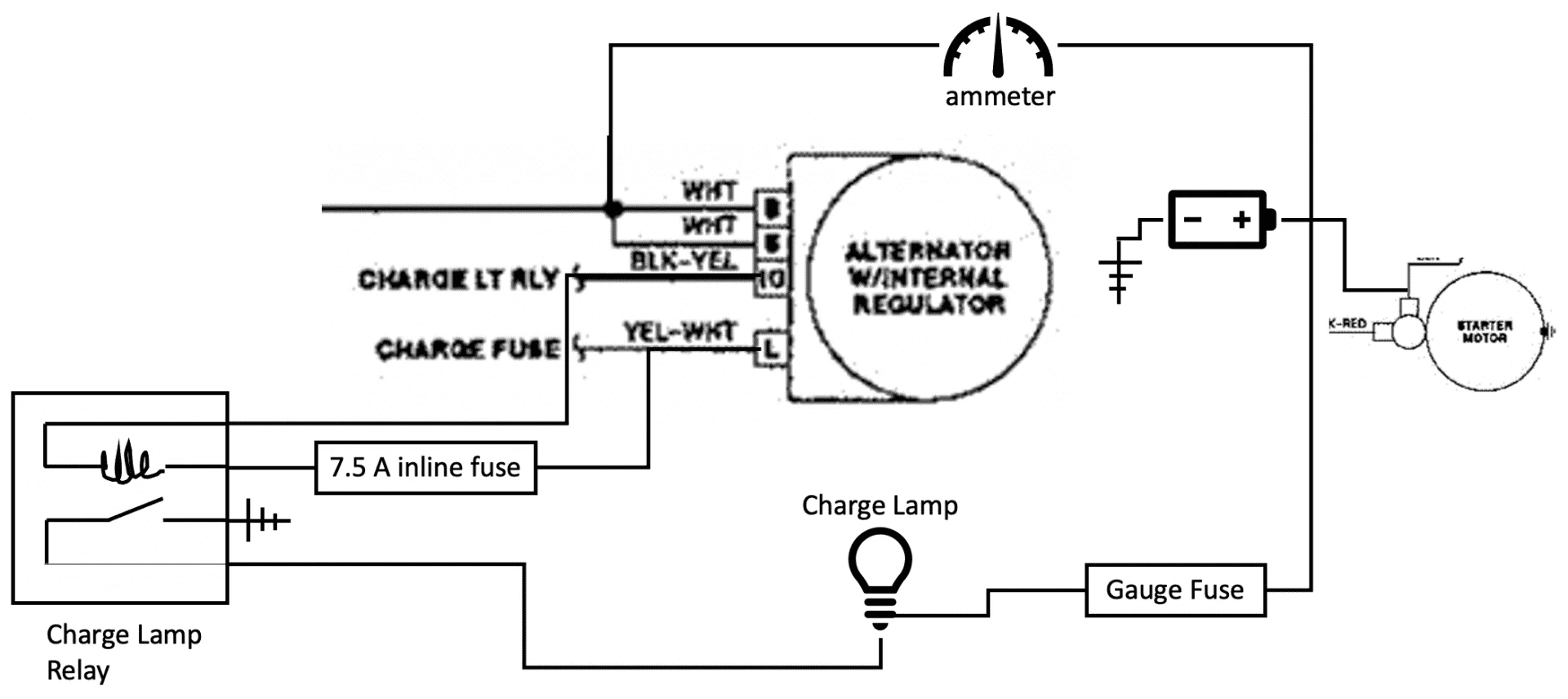 3FE alternator wiring in FJ40 w/ aftermarket harness | IH8MUD Forum