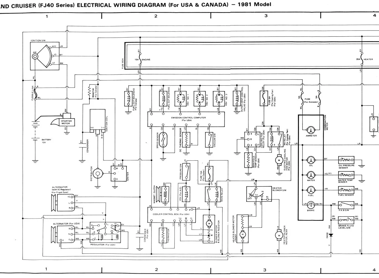 Fj60 Air Conditioner Wiring Diagram