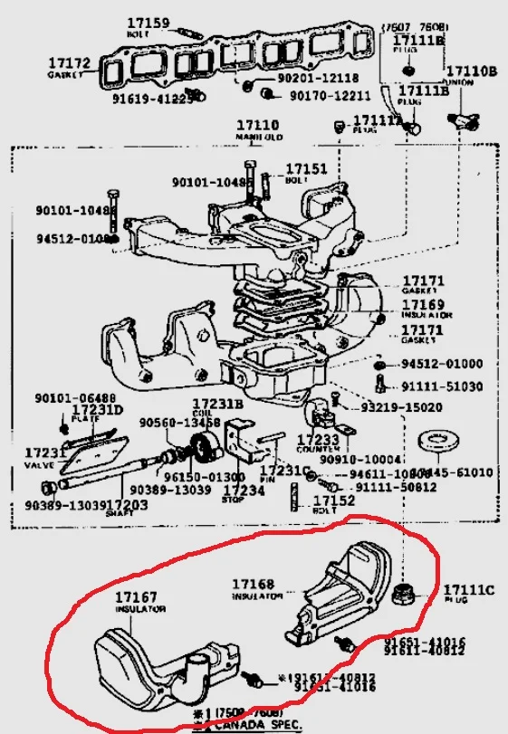 1977 2F Exhaust Manifold Insulators.webp