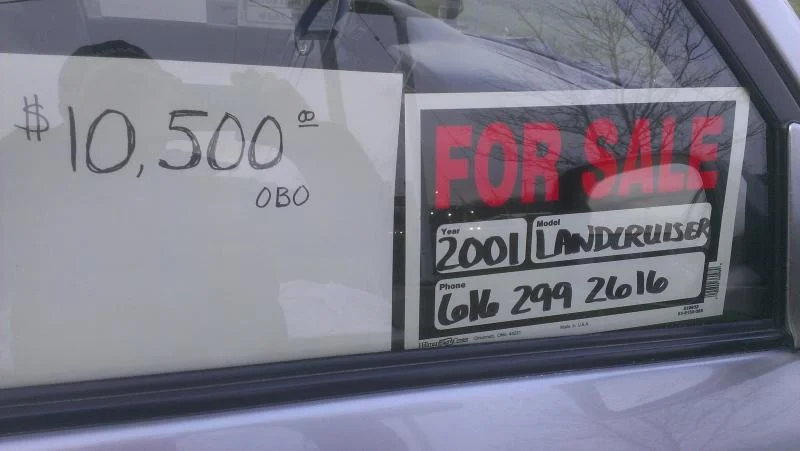 '01 160k asking $10,500...in my home town