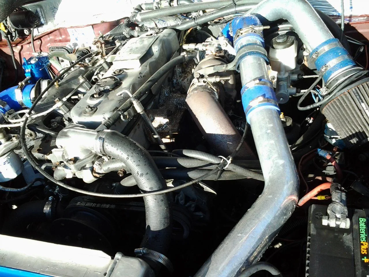 1991 FJ80 with turbo diesel swap in Arizona