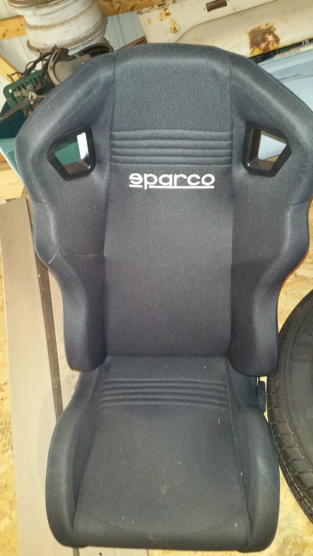 green sparco seats