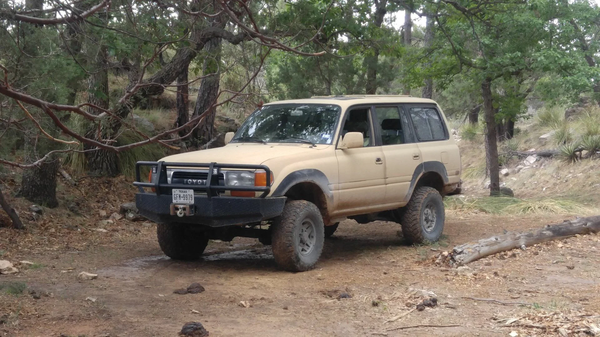 1992 FJ80, Good Solid Mechanical condition, paint...meh, lifted, good tires