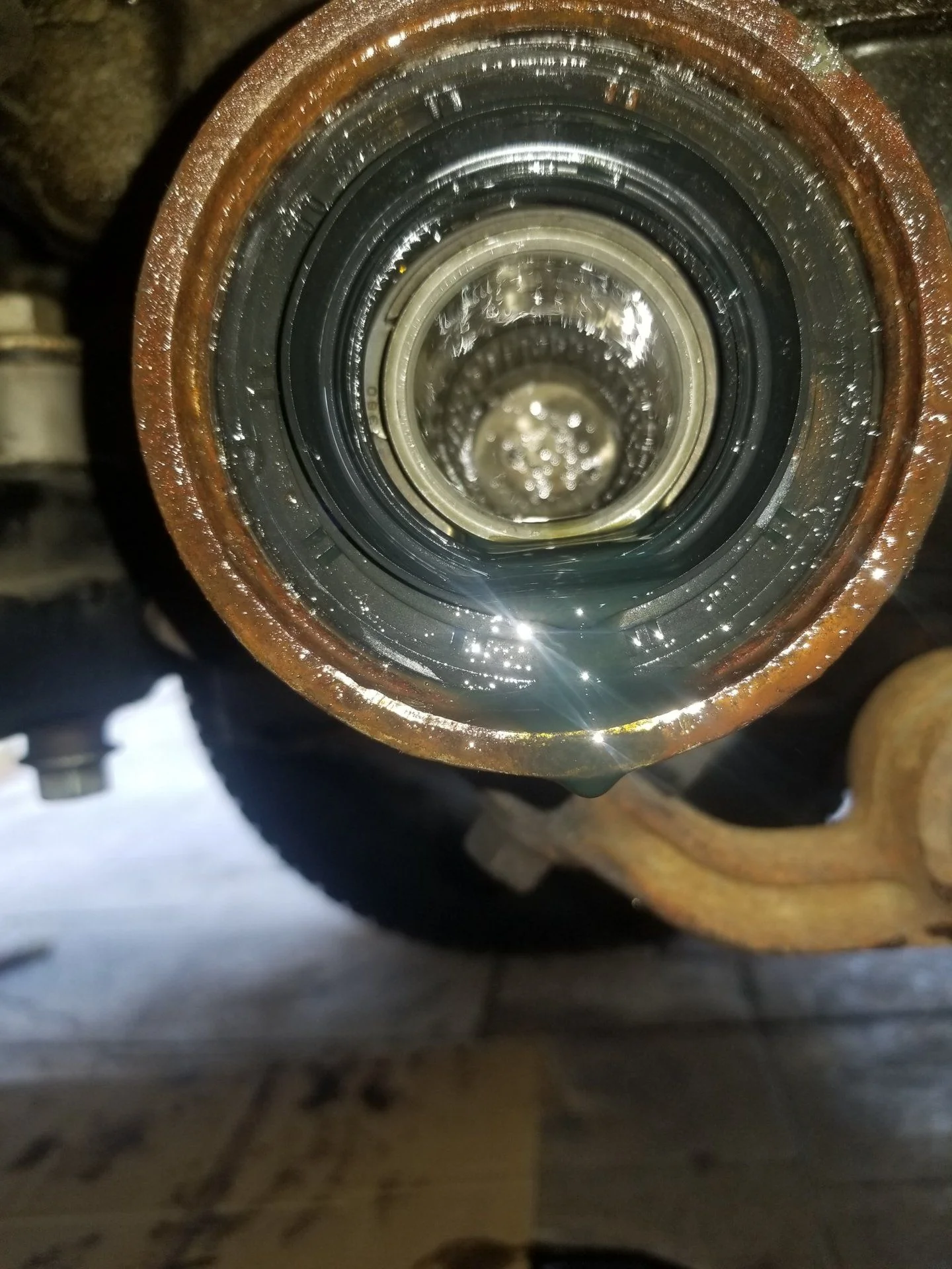 3rd time replacing leaky front axle seal with OEM. Why does it keep