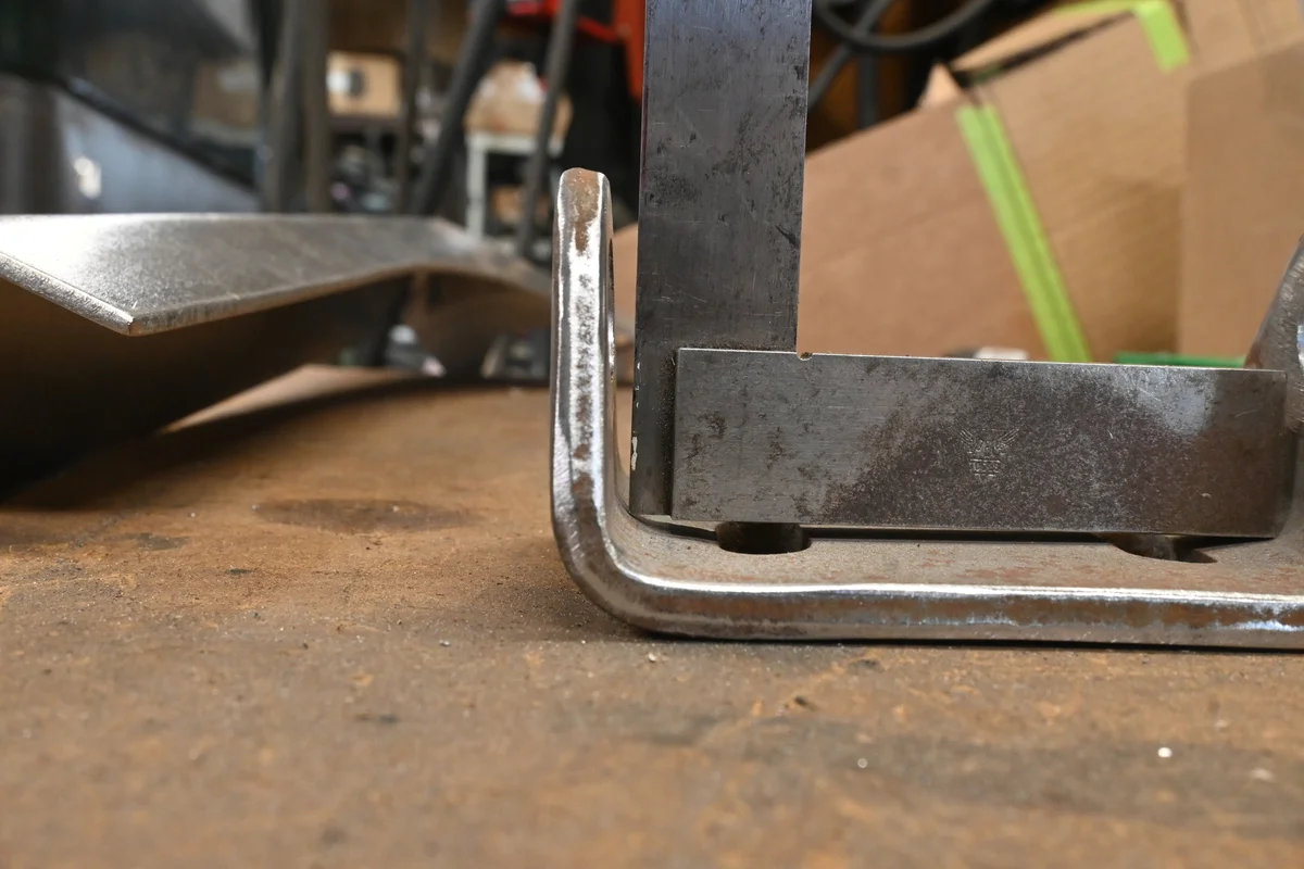 Squaring an FJ40 Bib Hinge.