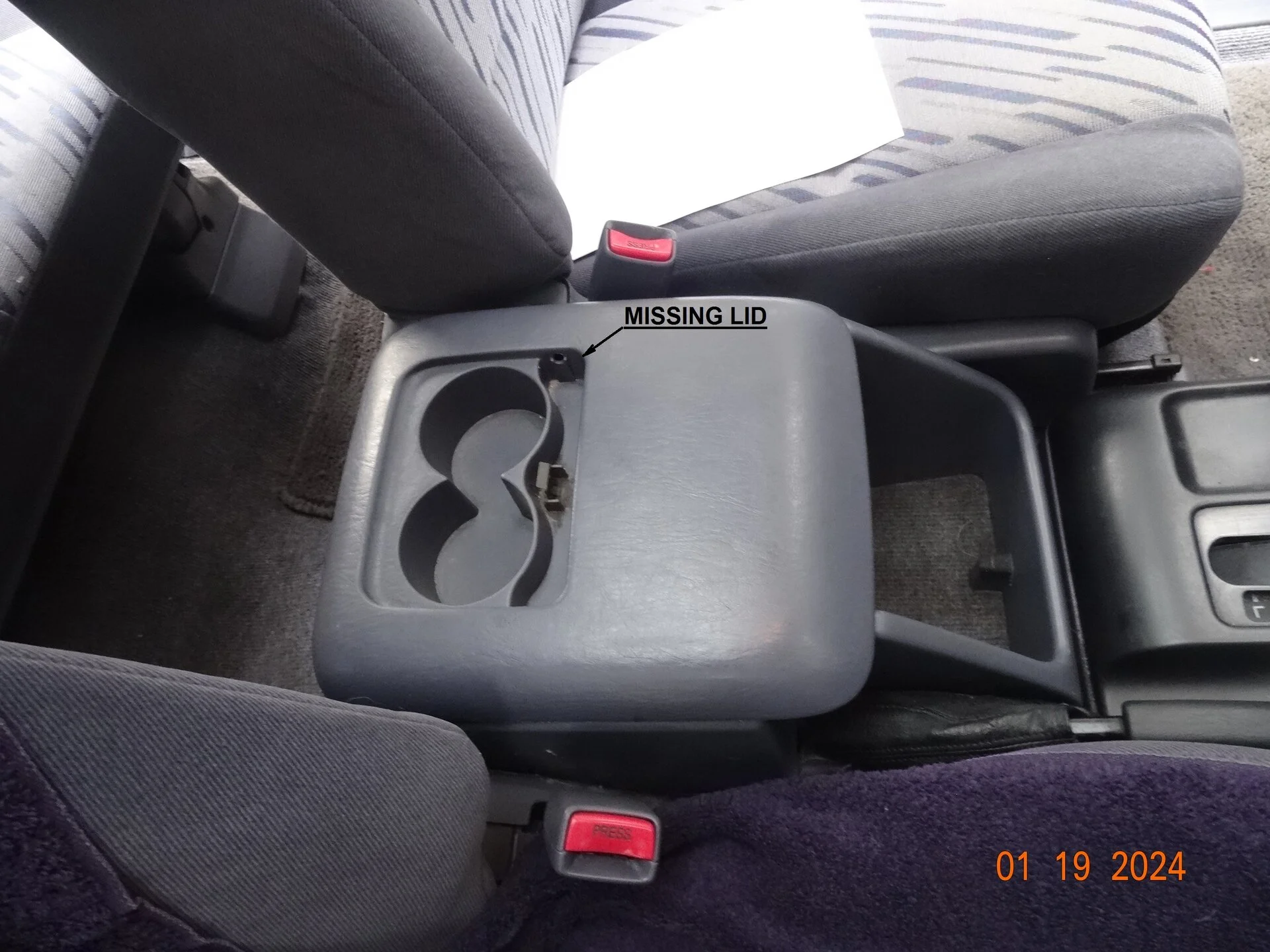 22. Missing console top lid.JPG