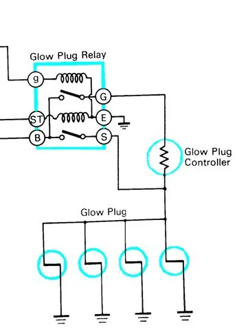 Internal wiring of BJ40/BJ42/HJ42 glow relay (Manual glow) | Page 3