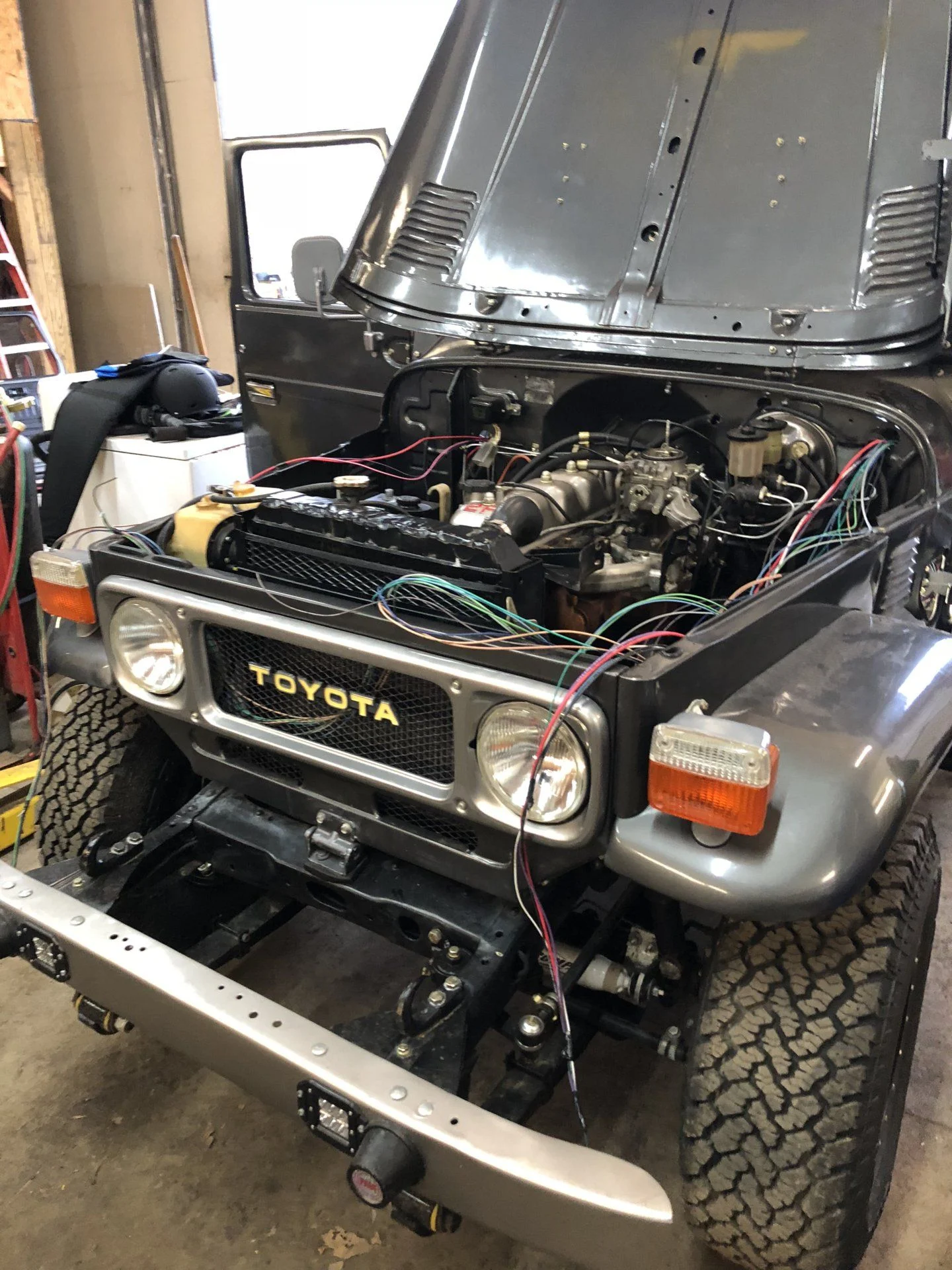 Rewiring a 1974 Toyota Land Cruiser FJ40 using a Kwik Wire Kit