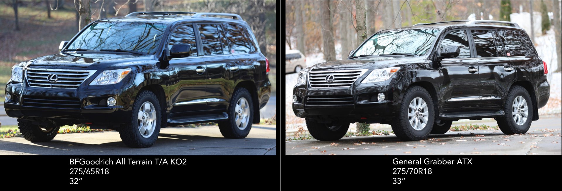 32 vs 33 on LX570.jpg