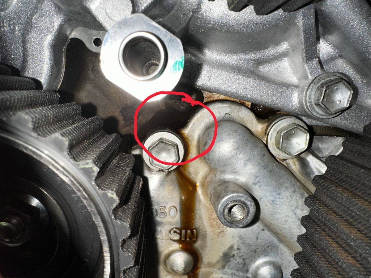 Oil pump leaking post tb service ih8mud forum toyota lexus