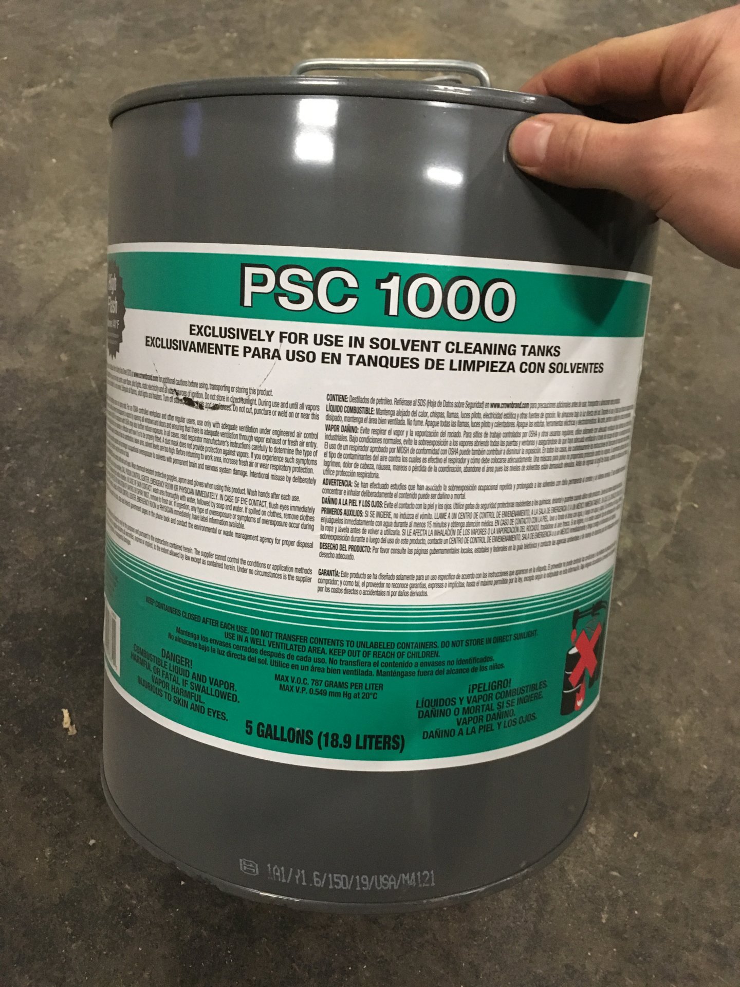 Parts cleaner solvent?