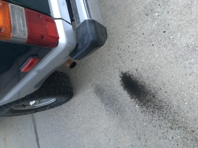 Black water coming from exhaust pipe at startup | IH8MUD Forum