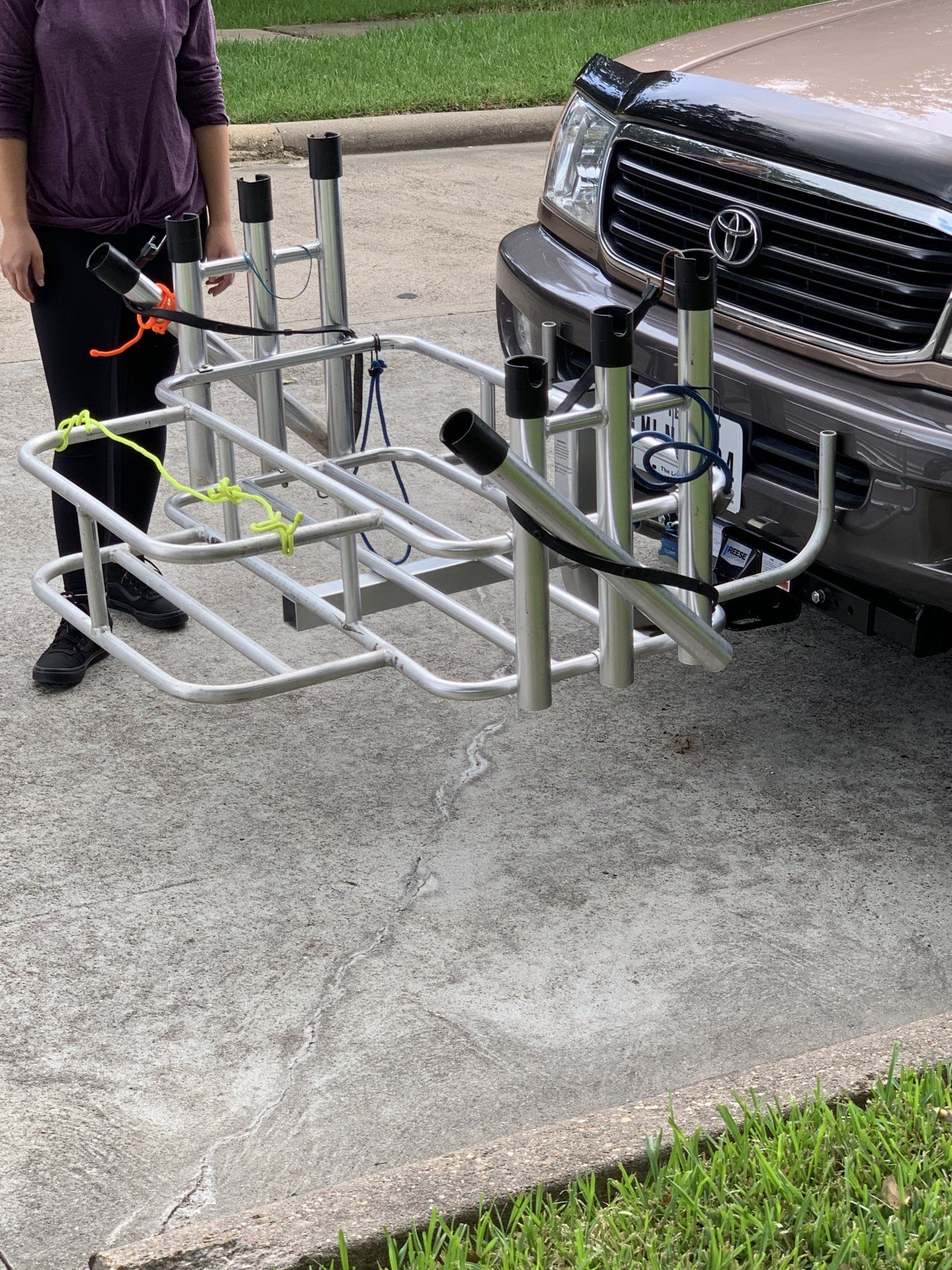 Aluminum cooler rod rack mounting point advice surf fishing