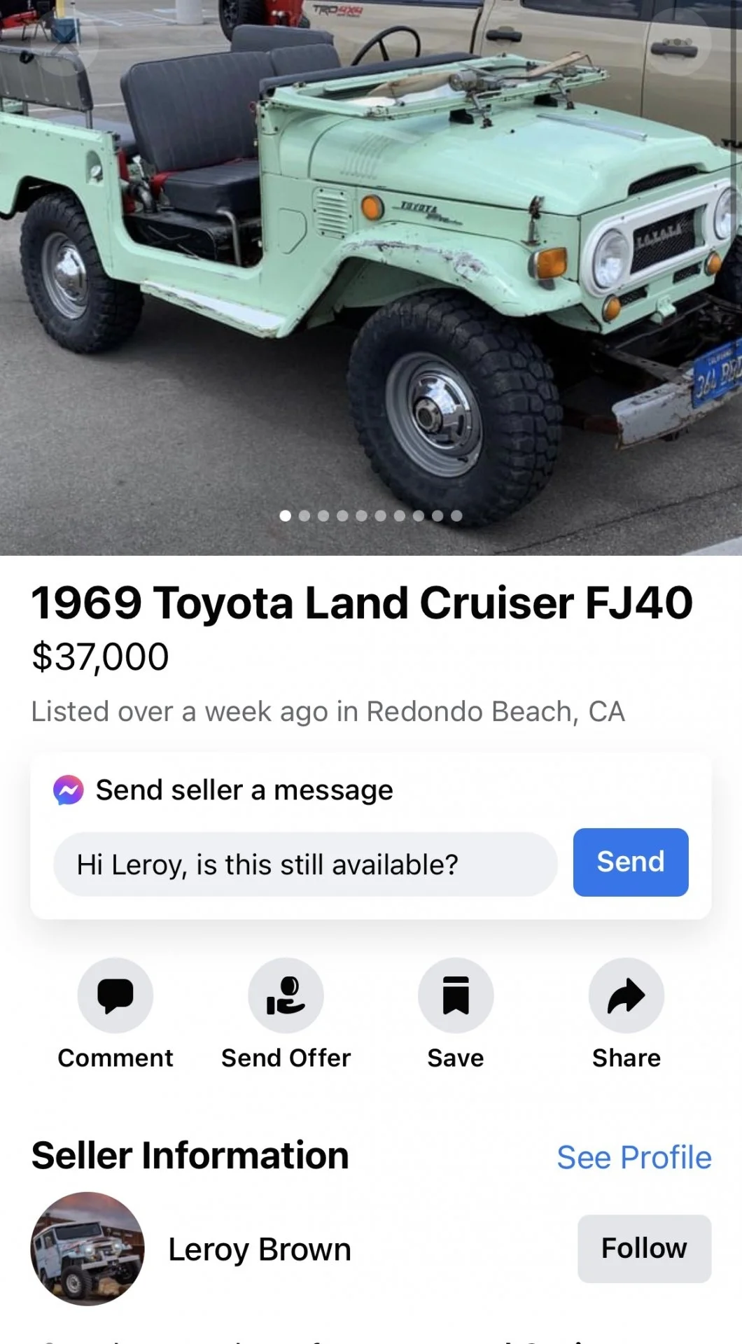 1969 FJ40 - Redondo Beach, CA