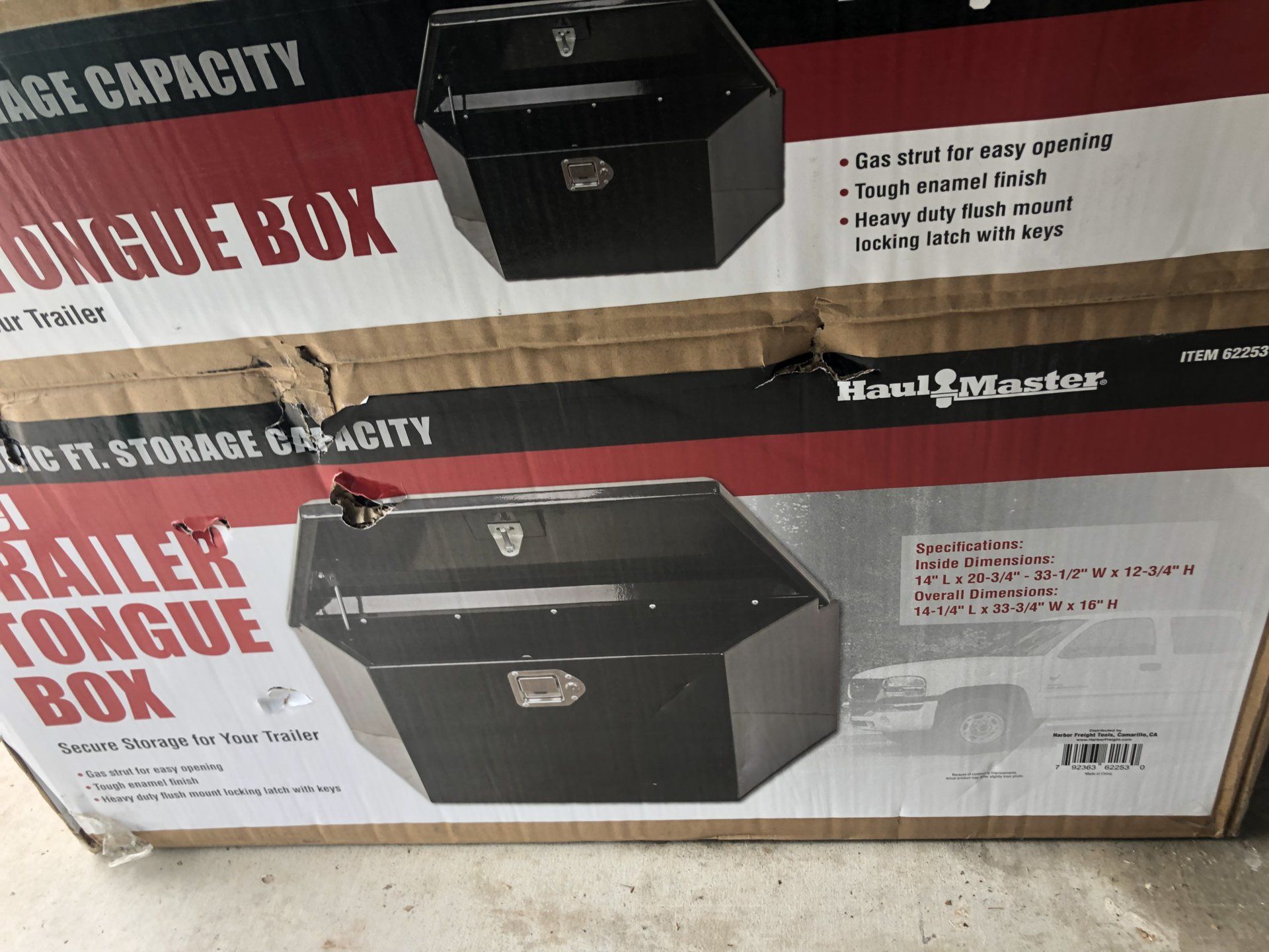 Harbor freight trailer on sale tongue box coupon