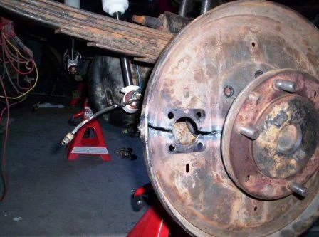 9 With a cutting tirch, cut throught backing plate as shown.webp