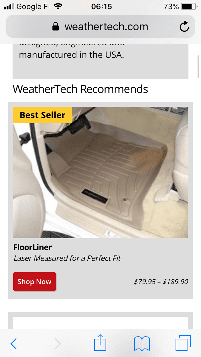 WeatherTech Floor Mats - #1 Best Selling Brand