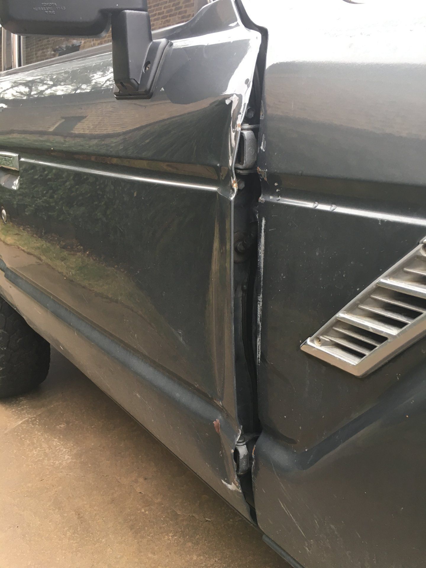 Front door bent backwards....**ck!!! | IH8MUD Forum