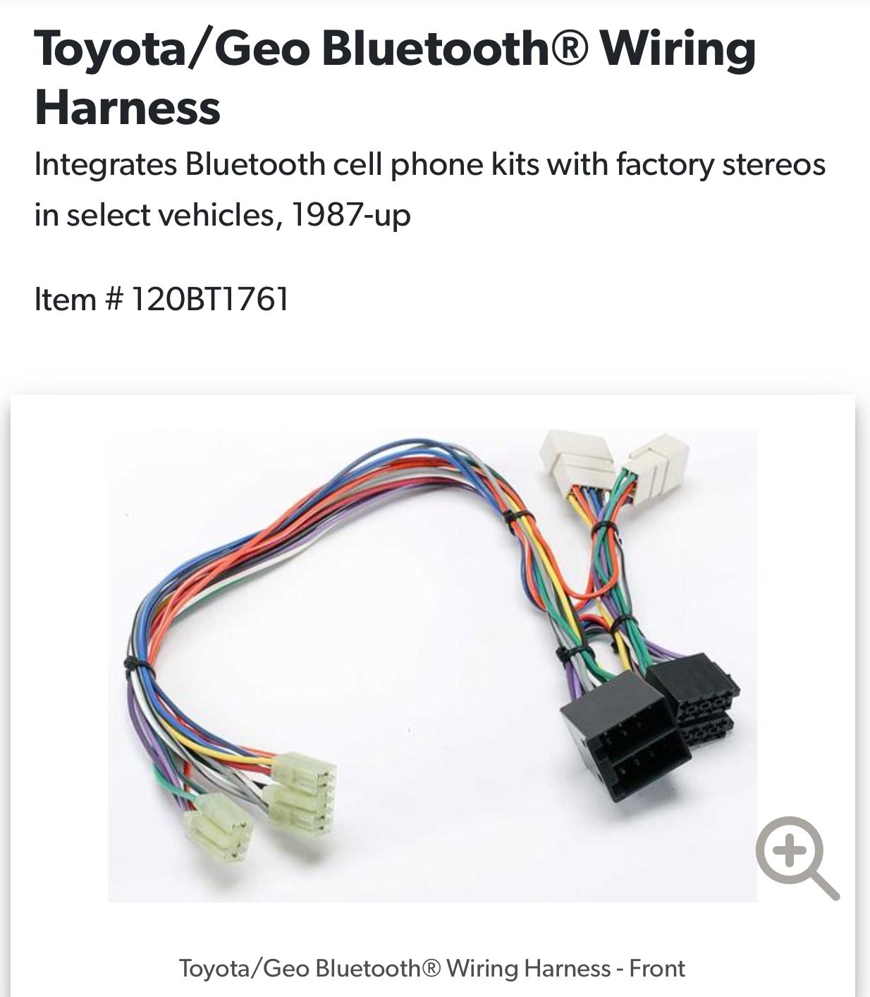Toyotum Wiring Harnes 1987 Up - Fuse & Wiring Diagram