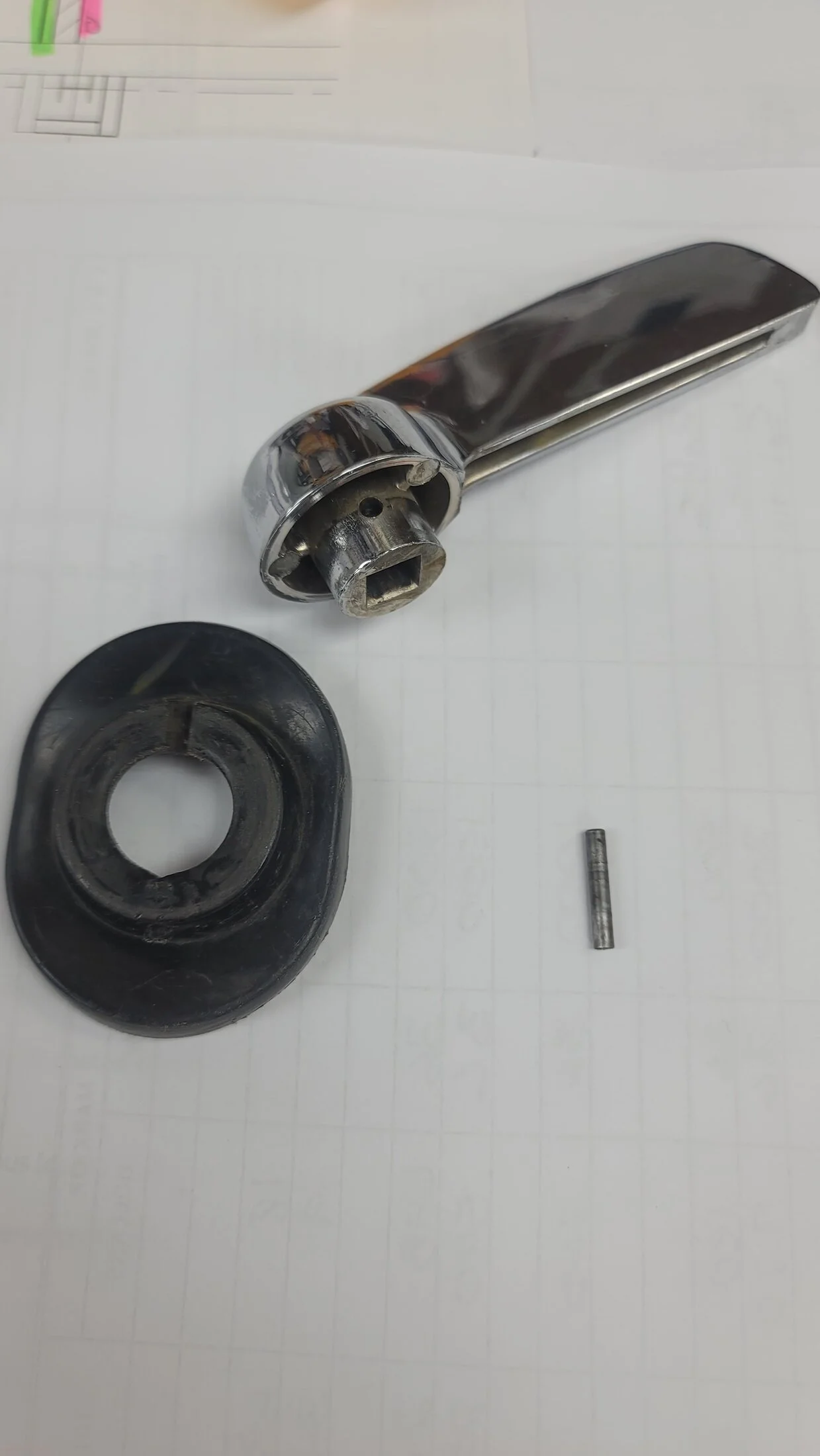 Ambulance door driver side interior handle.webp