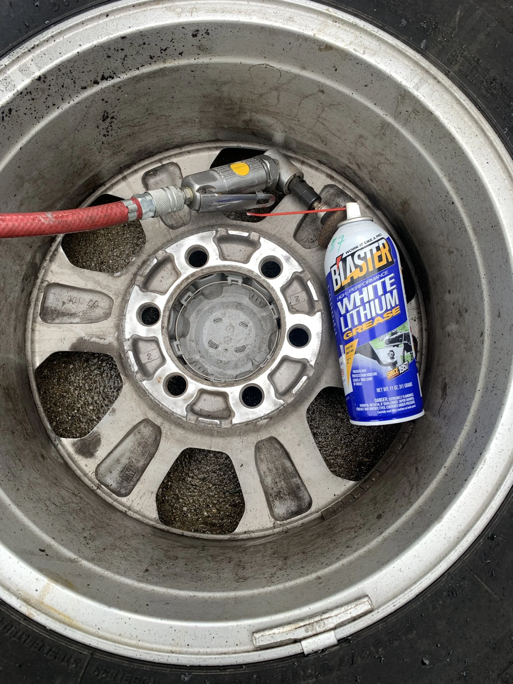 Angle Grinder and Scotchbrite.JPEG
