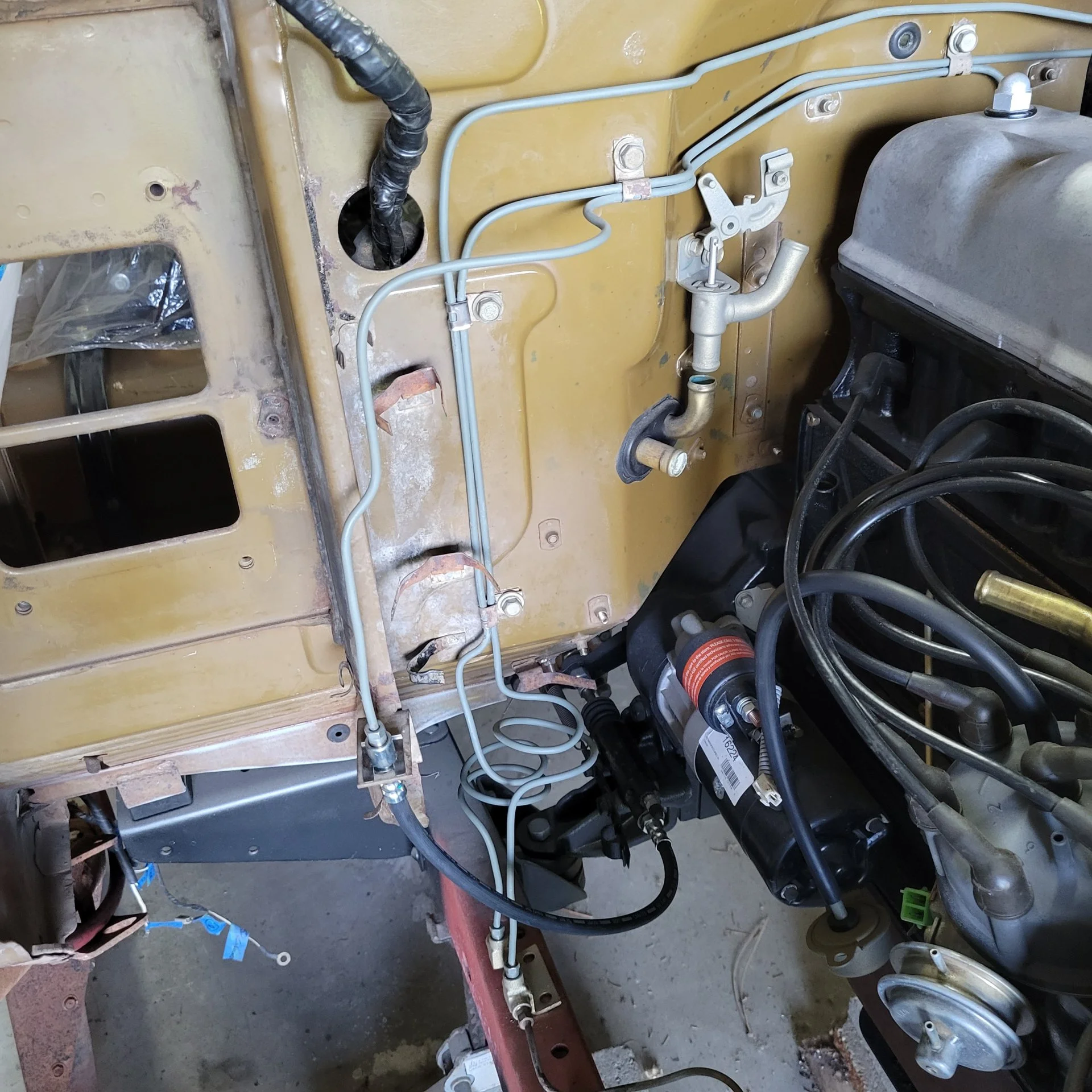 Looking for Clear Pic of '77 Right/Lower Engine Bay/Firewall Brake Line ...
