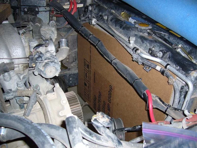 Cardboard cover for radiator pic.webp