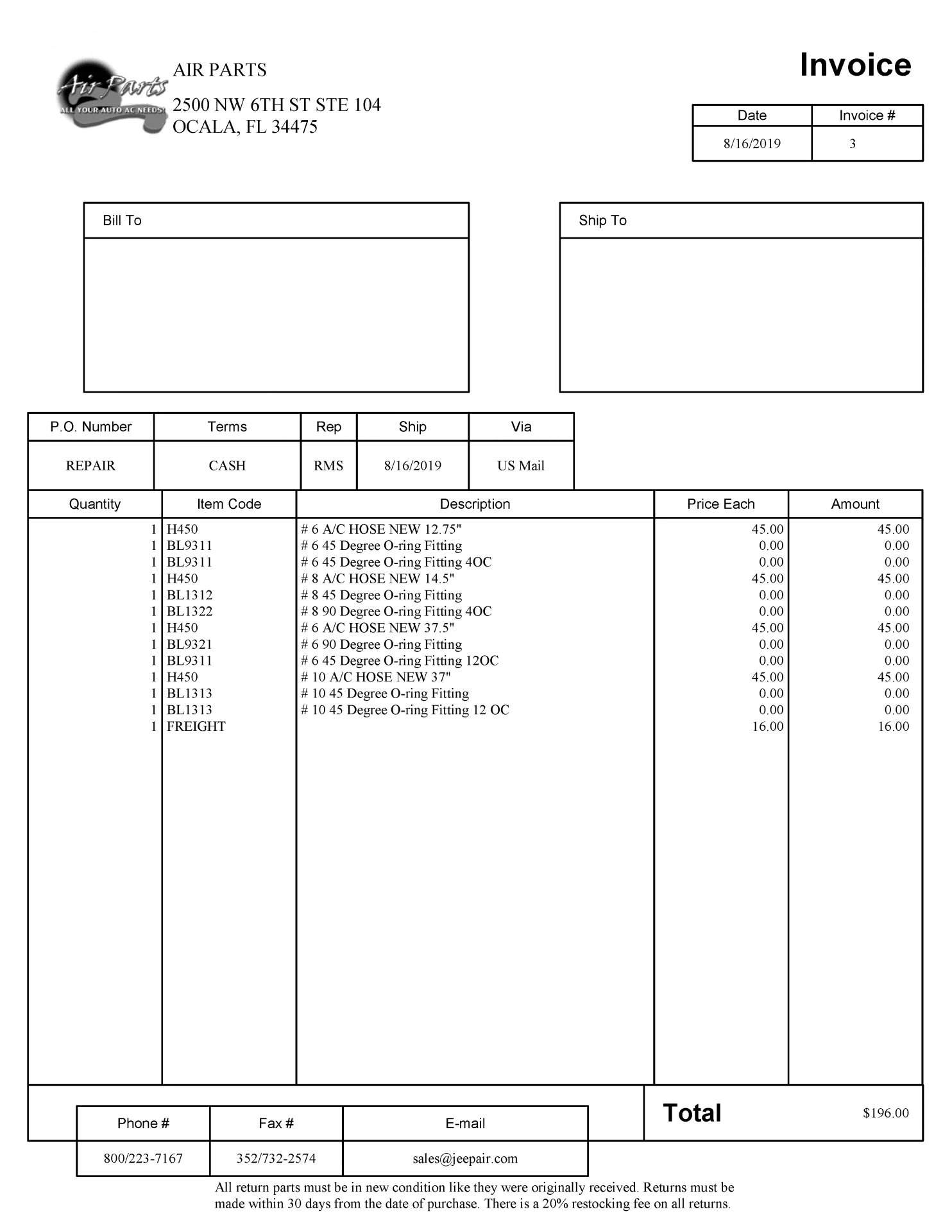 Cold Hose invoice_Redacted.webp