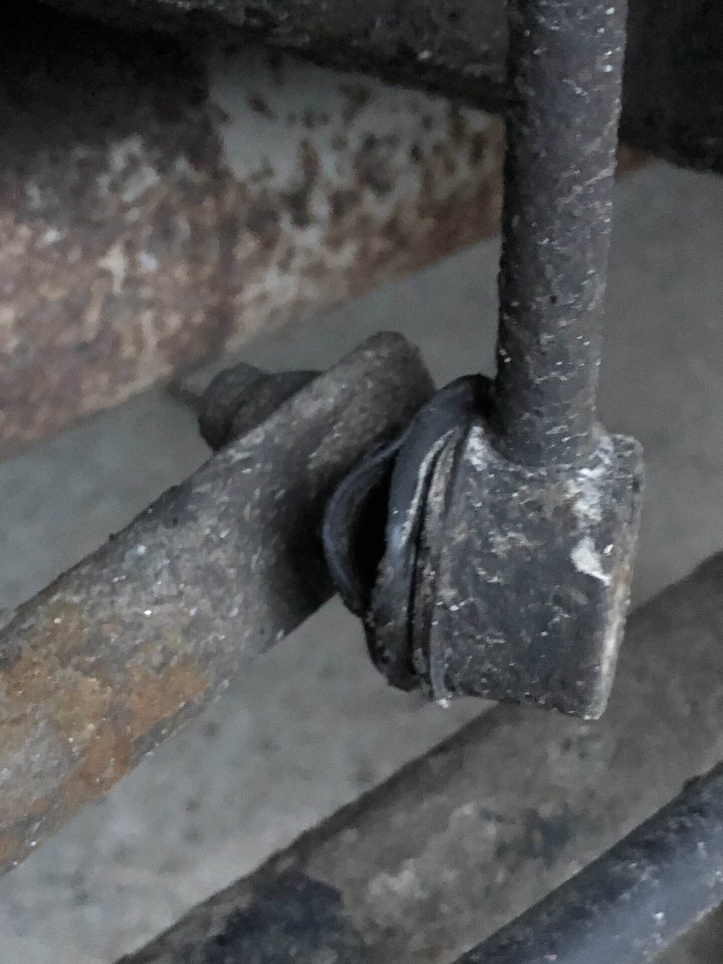 Crack in Rear Sway Link Boot.JPG