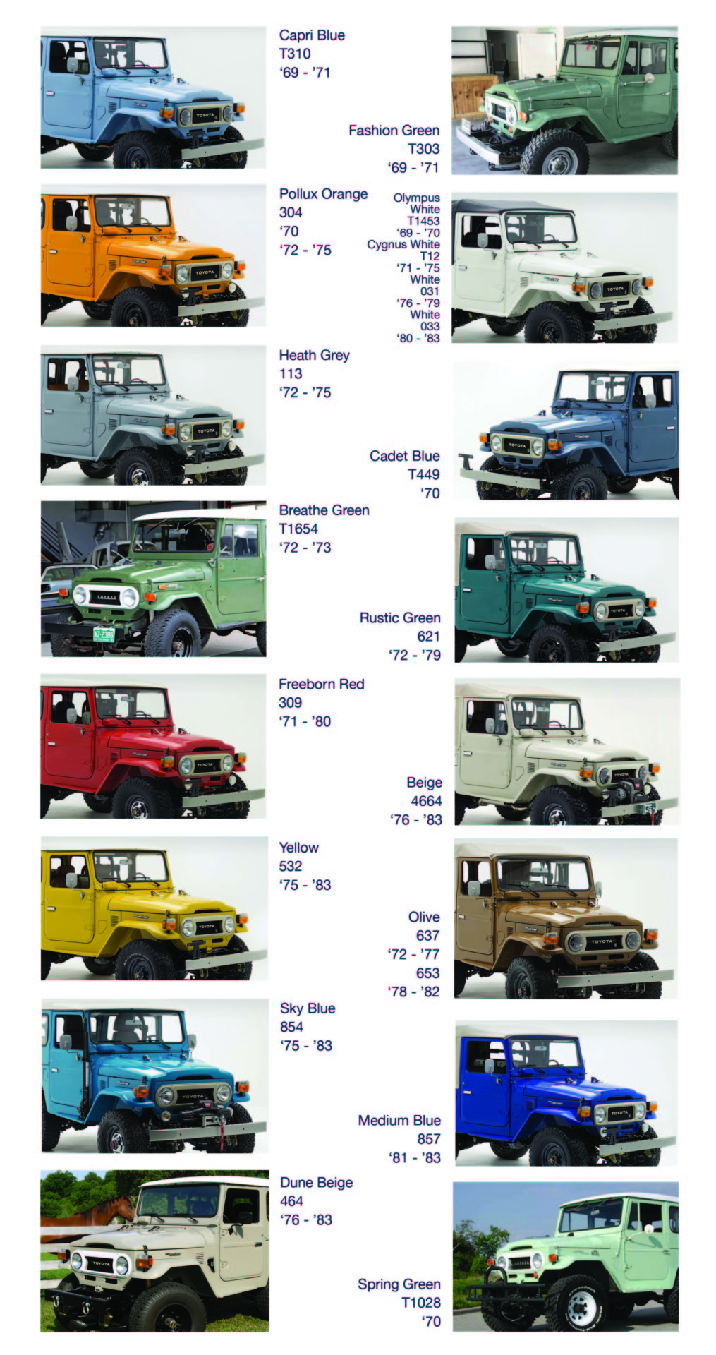 beach cruiser colors